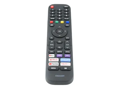 Produktbild von azurano Fernbedienung für HISENSE EN2G30H, T269780, HT269780, VIDAA, SUB EN2A30, HT266544 für Hisense 4k Ultra HD TV