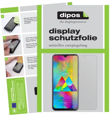 Produktbild von 2x Schutzfolie für Samsung Galaxy M20 matt Displayschutzfolie Display Schutz