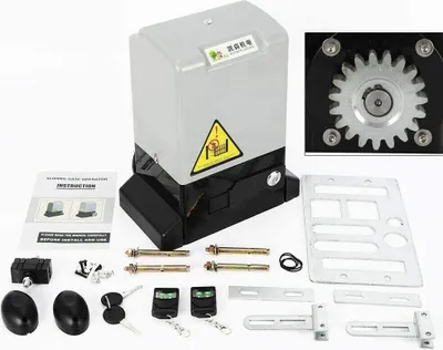 Produktbild von 1800kg 750W Elektryczny napęd bramy przesuwnej Otwieracz bramy Otwieracz bramy przesuwnej Otwieracz bramy przesuwnej z 2x pilotem zdalnego sterowania