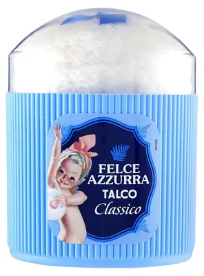 Produktbild von Felce Azzurra Talco Classico Körpertalk mit Dose 250 g, KI-generiertes Bild