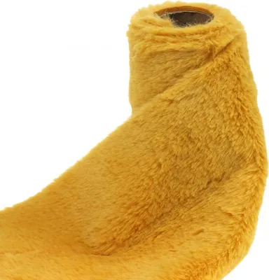 Produktbild von Fellband Gelb Kunstfell zum Basteln Dekoration Tischläufer 15×150cm Plüsch Deko Viana