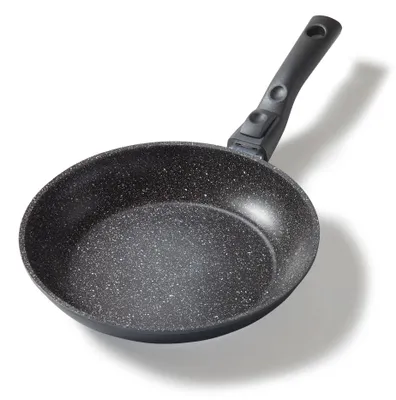 Produktbild von Stoneline 19046 Bratpfanne, 24 cm max. Durchmesser, Gusseisen/Gussaluminium, Induktionsherd-geeignet, Antihaftbeschichtung