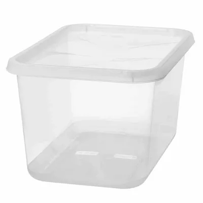 Image de smartstore 3063070 smartstore Aufbewahrungsbox BASIC L, 44 Liter, transparent