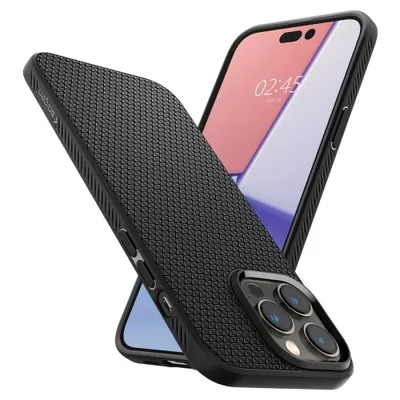 Produktbild von Spigen ACS04957, Cover, Apple, iPhone 14 Pro, 15,5 cm (6.1"), Schwarz