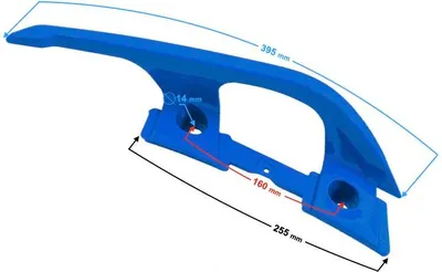 Image de Support - Poignée passager gauche bleue pour scooter B-Max