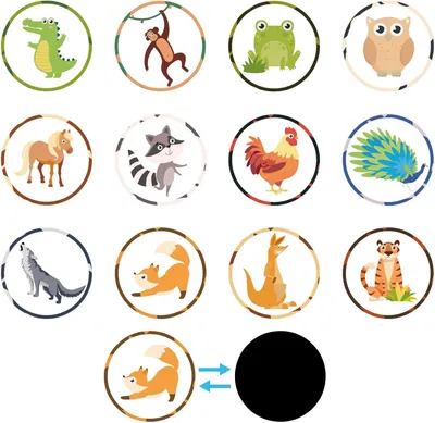 Image de Autocollants pour l'apprentissage de la propreté, 24 pièces, réutilisables, changeant de couleur, pour l'éducation des enfants à la propreté