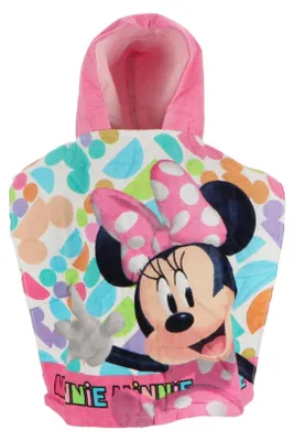 Immagine prodotto di Poncho da bagno con cappuccio Minnie Mouse 100x50cm