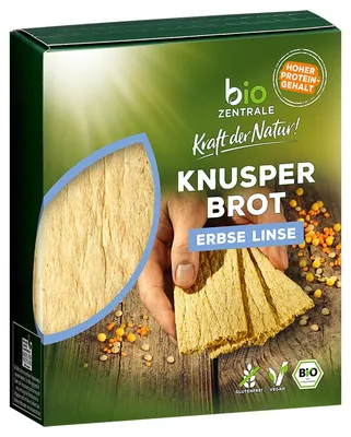 Zdjęcie produktu dla Ekologiczna chrupiąca soczewica z groszkiem