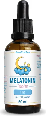 Produktbild von Melatonin 1 mg/6 Tropfen 50 ml