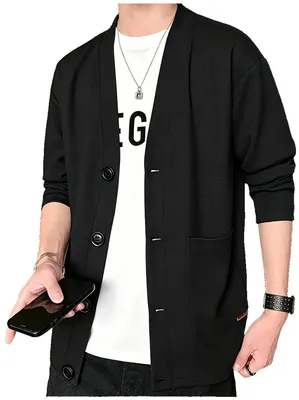 Productafbeelding van Currero Cardigan Heren Zwart M