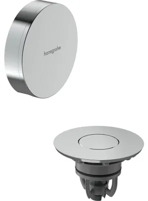 Obrázek produktu pro hansgrohe hotová sada odtokové a přepadové armatury, Flexaplus, chrom, 1 ks
