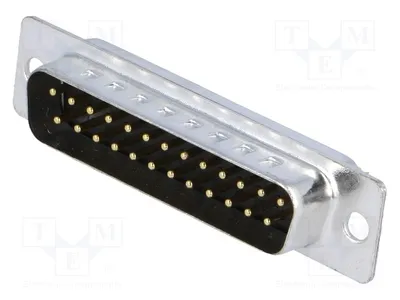 Obrázok produktu pre 1x samica D-Sub pre pripojenie káblov, konektor s 25 pinmi: MHDM25SP, D-Sub konektor a