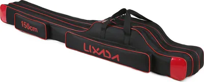 Produktbild von Lixada Angeltasche 3-lagiger Angelrutenbeutel Tragbarer Klappstab Tragetasche Angelrolle Aufbewahrungsbeutel 150 cm