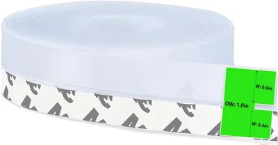 Zdjęcie produktu dla Taśma izolacyjna przezroczysta, silikonowa, szerokość 25 mm, do szczelin do 15 mm, samoprzylepna