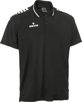 Produktbild von DERBYSTAR Primo Polo-Shirt v24, Gr.L, schwarz weiss