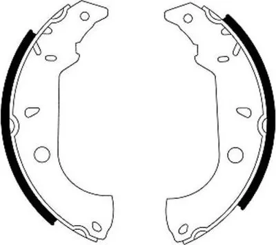 Produktbild von TEXTAR Bremsbackensatz Trommelbremse Hinten für FIAT TIPO (160) 229mm 91037000