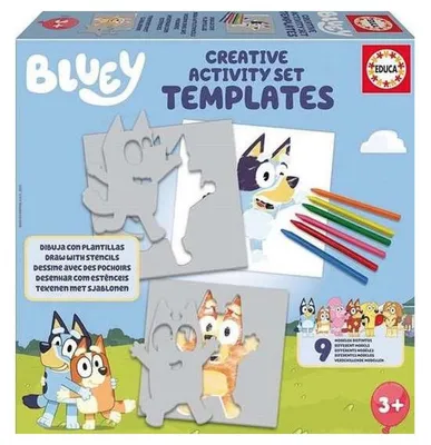 Productafbeelding van Educa Bluey Creatieve set met puzzel, transparant, één maat