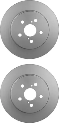 Produktbild von 2 Bremsscheiben voll Ø 55 mm 10 mm HELLA passend für u.a. MAZDA 2