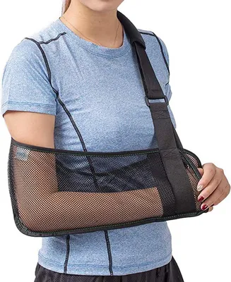 Produktbild von Verstellbare Arm-Schulter-Schlinge, Netzgewebe, medizinische Armfixierung für Bruch & Luxation