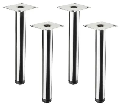 Produktbild von SOTECH Möbelfuß LIMA Ø 25 mm – Höhe 200 mm, Chrom poliert (4er Set)