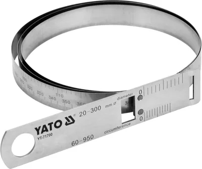 Produktbild von YATO Lineal YT-71700 Edelstahl 20 - 300mm 60 - 950mm