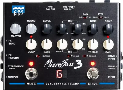 Produktbild von EBS Vorverstärker MicroBass 3 analoger Bass Preamp
