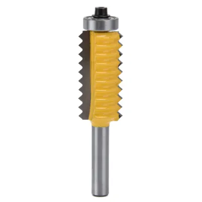 Image de Finger Joint Router Bit Colle Fraise Appareil 45# Acier V Tenonneuse 8mm Tige