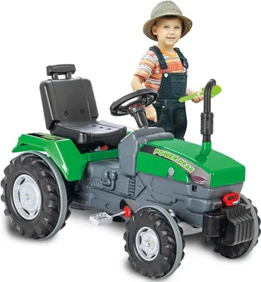Produktbild von Trettraktor Power Drag grün