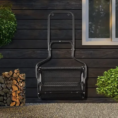 Produktbild von 68 cm Breiter Kompoststreuer mit Verbesserten Seitlichen Riegeln & U-förmigem Griff Schwarz