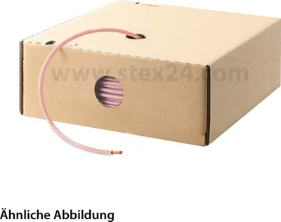 Productafbeelding van HELU KABEL H05V-K 1X0,5mm² PK (roze) Eénaderige PVC kabel, roze, AD 2,5mm, verpakkingseenheid: 100,0 meter, nominale spanning Uo/U: 300V/500V - 1 stuk