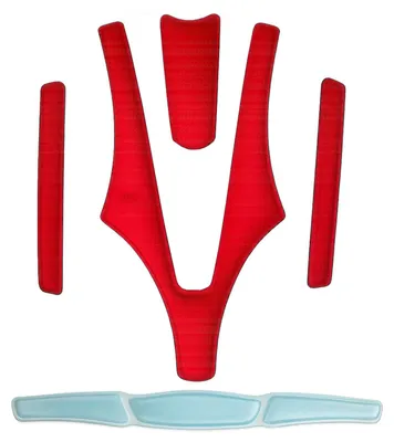 Produktbild von MET PARABELLUM comfort padding + Dualgel front red