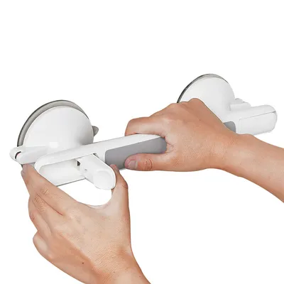 Produktbild von Haltegriffe fürs Badezimmer,Dusche Haltegriff mit Saugnapf und Schnellentriegelung Badewannengriff für Badezimmer, Kinder und ältere Menschen