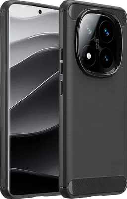 Zdjęcie produktu dla imoshion Brushed Backcover dla Xiaomi Redmi Note 14 Pro Plus (5G) - Czarny