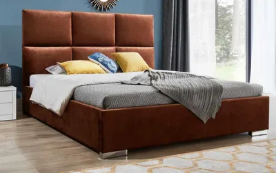 Image de Design Betten Luxus Samt Velvet Polster Bett Hotel Doppel XXL Chesterfield
