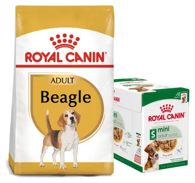 Zdjęcie produktu dla Royal Canin Adult Sucha Karma Dla Psa Rasy Beagle 12kg + Mokra W Sosie 12x85g