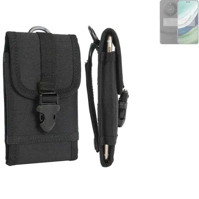 Produktbild von K-S-Trade Holster Handy Hülle kompatibel mit Huawei Mate 60 Pro+ Holster Handytasche Gürtel Tasche Schutz Hülle Robust Outdoor schwarz