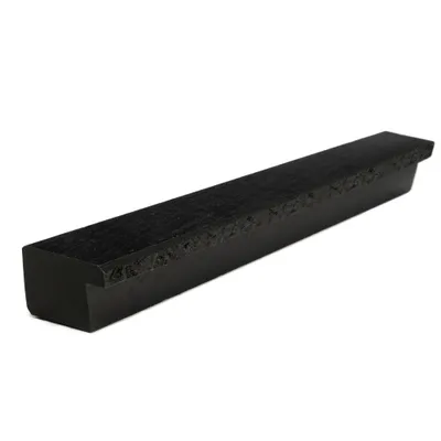 Produktbild von Möbelgriff aus Holz 20 cm Massiver 1 Stück Schrankgriffe Schwarz Matt