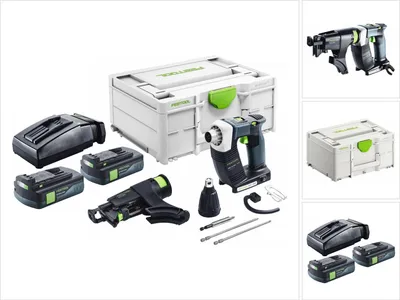 Immagine prodotto di Festool DURADRIVE DWC 18-4500 Avvitatore a batteria Basic 18 V 14 Nm brushless + 2x batteria ricaricabile 3,0 Ah + caricabatterie + systainer