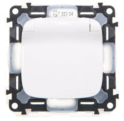 Produktbild von VALENA ALLURE Einzelsteckdose mit Abdeckungen IP44 755304