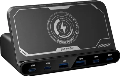 Obrázok produktu pre 160W 6-portová rýchlonabíjačka USB PD 2 USB-A 4 USB-C PD3.0 QC4.0 AFC FCP SCP PPS PE s 15W 10W 7,5W 5W nabíjacou stanicou