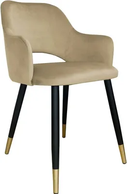 Obrázek produktu pro Židle NAPO VELVET GOLD béžová