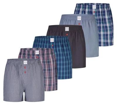 Produktbild von Phil & Co. Berlin Herren Boxer Classics 6-Pack sortiert1 - Größe L