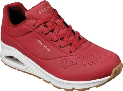 Produktbild von Skechers Sneaker Uno Stand On Air, Damen, Rot, EU 41, Synthetik, Air Cooled Memory Foam, sichtbare Luftkissen-Dämpfung, 3,8 cm Absatz