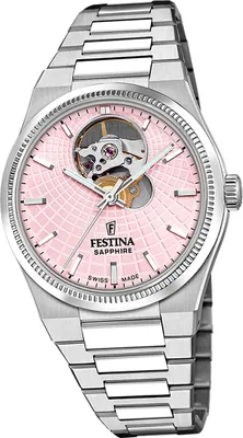 Produktbild von Festina Damenuhr Swiss Made Armbanduhr Edelstahl silber D2UF20054/2