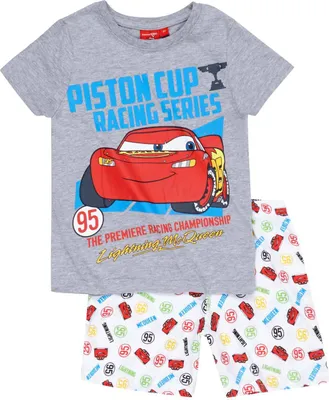 Produktbild von Disney Cars Shorty-Pyjama grau(98) (128|grau)