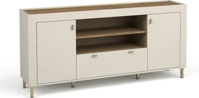 Produktbild von Kommode Mossa Mo7 Sideboard 177X84X40 Cm 2 Türen 1 Schublade Cashmere