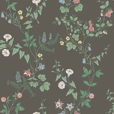 Immagine prodotto di Carta da parati Borastapeter fiori marrone - 660389 - 53 cm x 10,05 m