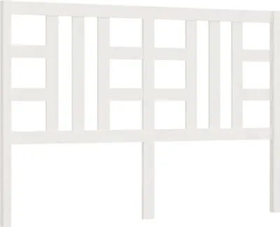 Produktbild von vidaXL Kopfteil Weiß 156x4x100 cm Massivholz Kiefer