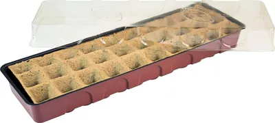 Immagine prodotto di Serra con 30 vasi da coltivazione in terracotta/antracite 16,5 x 54,4 x 12 cm - 06840