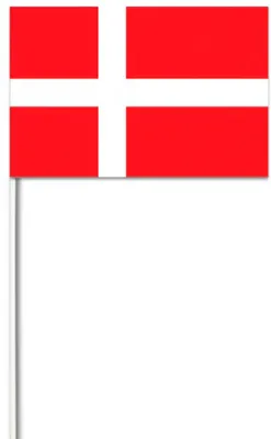 Image de Drapeau Danemark papier 14x21cm -